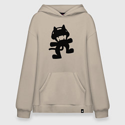 Толстовка-худи оверсайз MONSTERCAT, цвет: миндальный