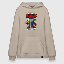 Худи оверсайз BRAWL STARS CROW