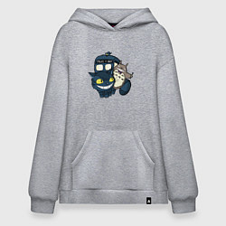 Худи оверсайз Tardis Totoro