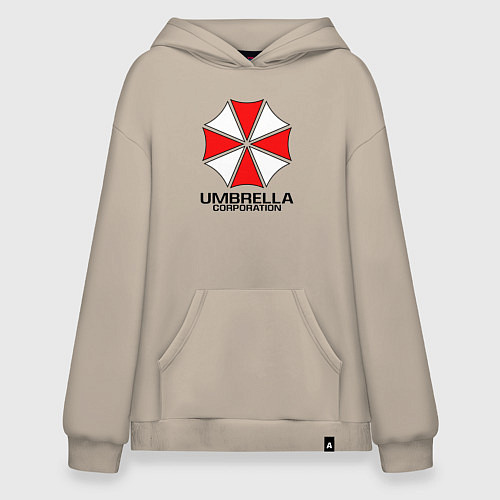 Худи оверсайз UMBRELLA CORP / Миндальный – фото 1