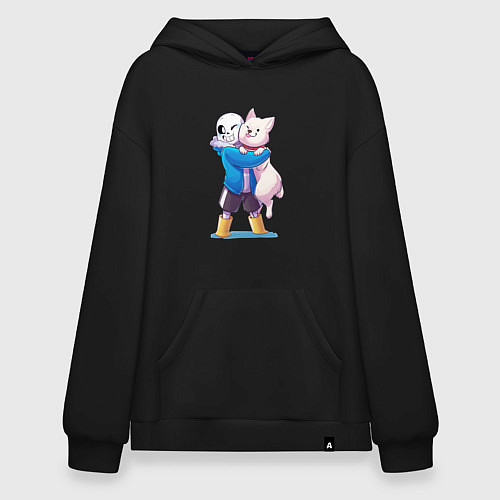 Худи оверсайз UNDERTALE / Черный – фото 1