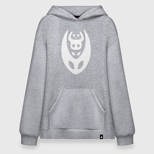 Худи оверсайз Hollow Knight / Меланж – фото 1