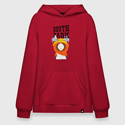 Толстовка-худи оверсайз South Park Кенни, цвет: красный