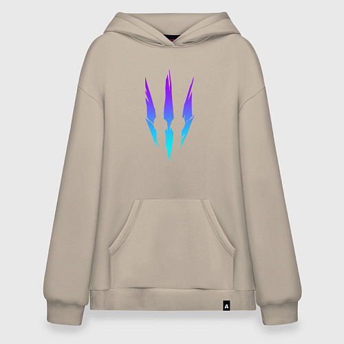 Худи оверсайз ВЕДЬМАК / Миндальный – фото 1