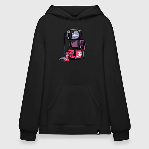 Худи оверсайз Лаки / Черный – фото 1