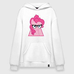 Толстовка-худи оверсайз Pinky Pie hipster, цвет: белый