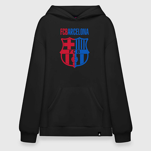 Худи оверсайз Barcelona FC / Черный – фото 1