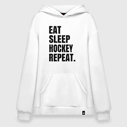 Худи оверсайз EAT SLEEP HOCKEY REPEAT