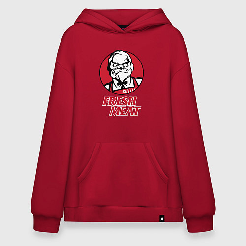 Худи оверсайз Pudge Dota Fresh Meat Пудж / Красный – фото 1