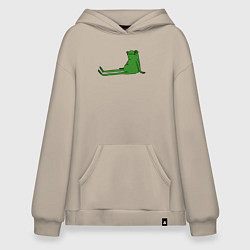 Худи оверсайз Лягушка приуныла