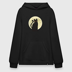 Худи оверсайз Moon Cat