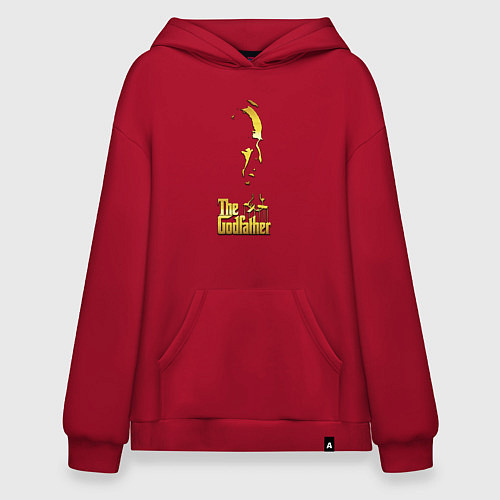 Худи оверсайз Крестный отец the godfather / Красный – фото 1