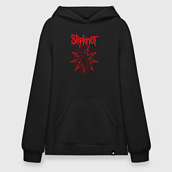 Толстовка-худи оверсайз Slipknot Slip Goats Art, цвет: черный