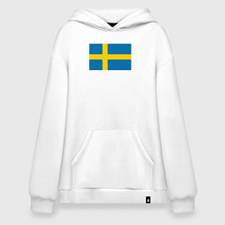 Худи оверсайз Швеция Флаг Швеции