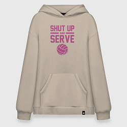 Худи оверсайз Shut Up And Serve