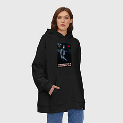 Толстовка-худи оверсайз Terminator JD, цвет: черный — фото 2