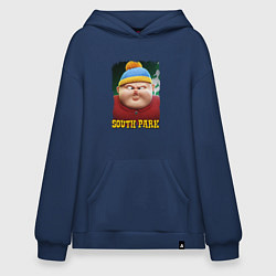 Толстовка-худи оверсайз Eric Cartman 3D South Park, цвет: тёмно-синий