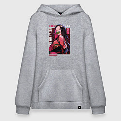 Худи оверсайз Незуко Камадо Nezuko Kamado, Клинок, рассекающий д