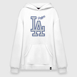 Толстовка-худи оверсайз Los Angeles Dodgers - baseball team, цвет: белый