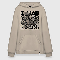 Худи оверсайз QR-код Скала Джонсон