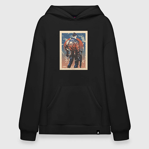 Худи оверсайз Yoru art / Черный – фото 1