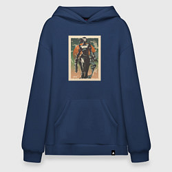Толстовка-худи оверсайз Viper Valorant Art, цвет: тёмно-синий