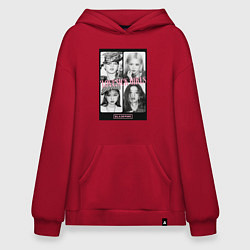 Толстовка-худи оверсайз Blackpink K-pop, цвет: красный