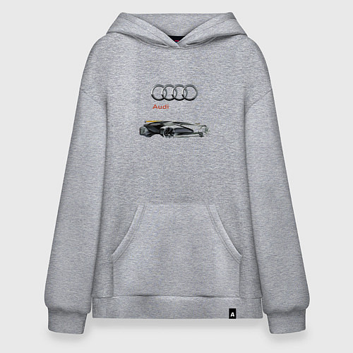 Худи оверсайз Audi Concept Sketch / Меланж – фото 1