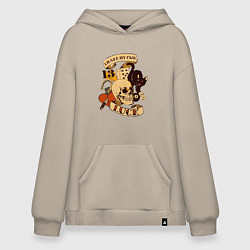 Худи оверсайз Я сам сама создаю свою удачу