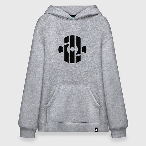 Худи оверсайз Команда Инсилио Team Insilio / Меланж – фото 1