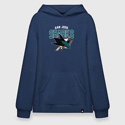 Худи оверсайз SAN JOSE SHARKS NHL