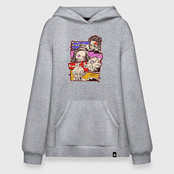 Худи оверсайз Клинок, рассекающий демонов Истребитель демонов