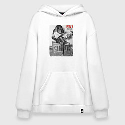 Худи оверсайз LIFE NEWS:monkeys