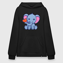 Худи оверсайз Love Elephant