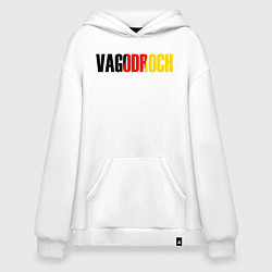 Толстовка-худи оверсайз VAGODROCH, цвет: белый