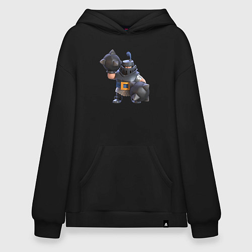 Худи оверсайз Мега рыцарь / Черный – фото 1