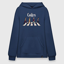 Толстовка-худи оверсайз The Carreys, цвет: тёмно-синий