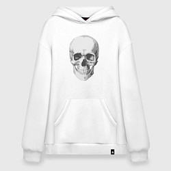 Худи оверсайз Platinum Cut Skull