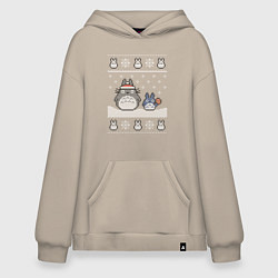 Худи оверсайз Новогодние тоторики - ugly sweater