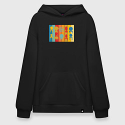 Худи оверсайз Звездный путь корабли