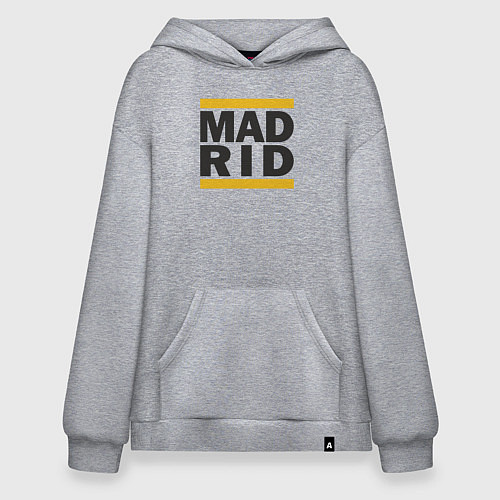 Худи оверсайз Run Real Madrid / Меланж – фото 1