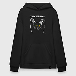 Худи оверсайз The Offspring rock cat