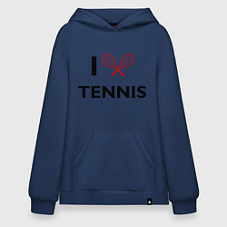 Худи оверсайз I Love Tennis