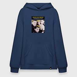 Толстовка-худи оверсайз Depeche Mode - The Singles 81-85, цвет: тёмно-синий