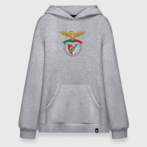 Худи оверсайз Benfica club / Меланж – фото 1