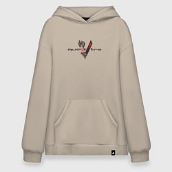 Худи оверсайз Audi quattro logo