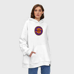 Толстовка-худи оверсайз Phoenix sun, цвет: белый — фото 2