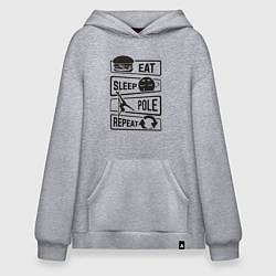 Худи оверсайз Есть спать пилон