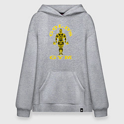 Толстовка-худи оверсайз Зал голда, цвет: меланж