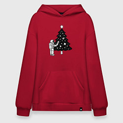 Худи оверсайз Космическая ёлочка